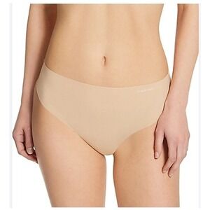 NWT Calvin Klein XL Invisibles High Waist Thong Panty QD3864 98840